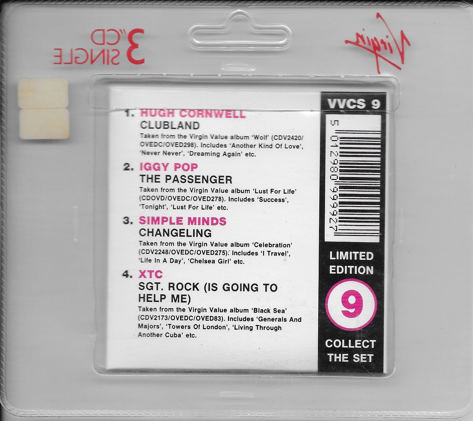 Back cover of VVCS 9